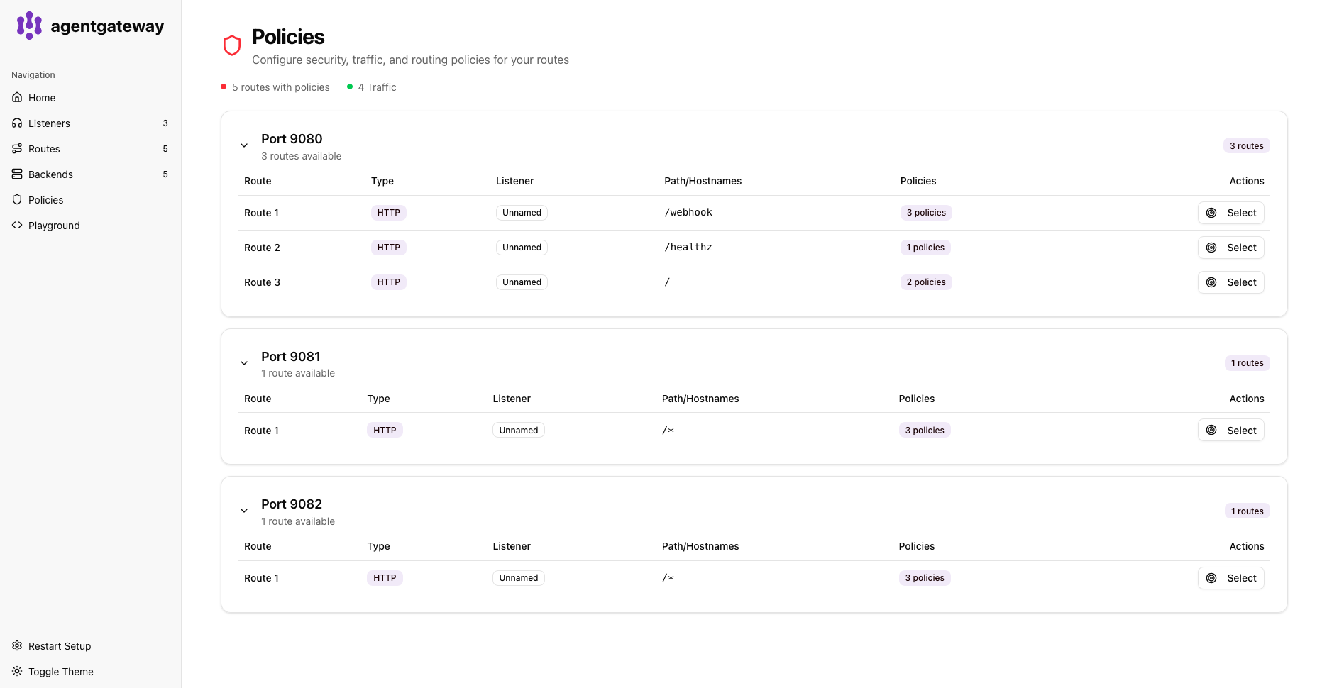 AgentGateway policies